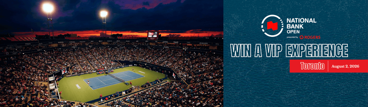 Experience world-class tennis live and in luxury
